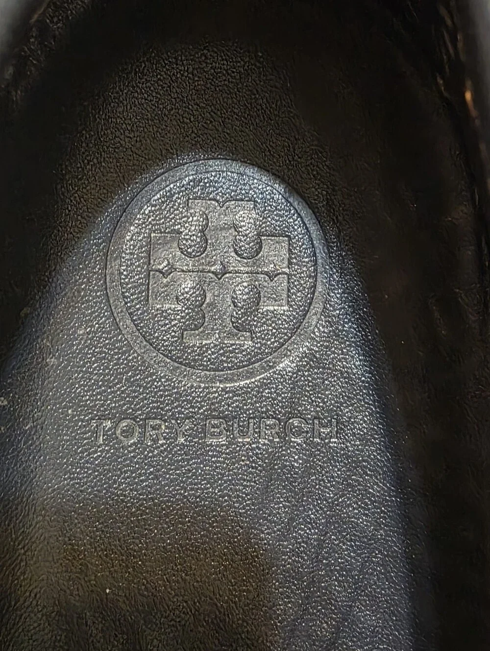 Tory Burch Navy Laser-Cut Slip-On Sneakers with White Sole